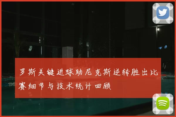 罗斯关键进球助尼克斯逆转胜出比赛细节与技术统计回顾
